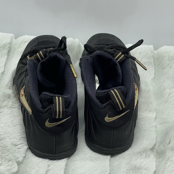Nike Foamposite Pro Gold Black Big Kid Shoes 4Y (Missing Insoles) - Picture 5 of 5